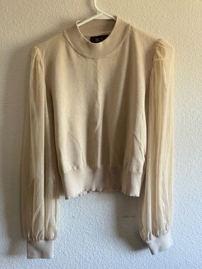 BCX Juniors Mock Neck Long Sleeve Knit Sweater